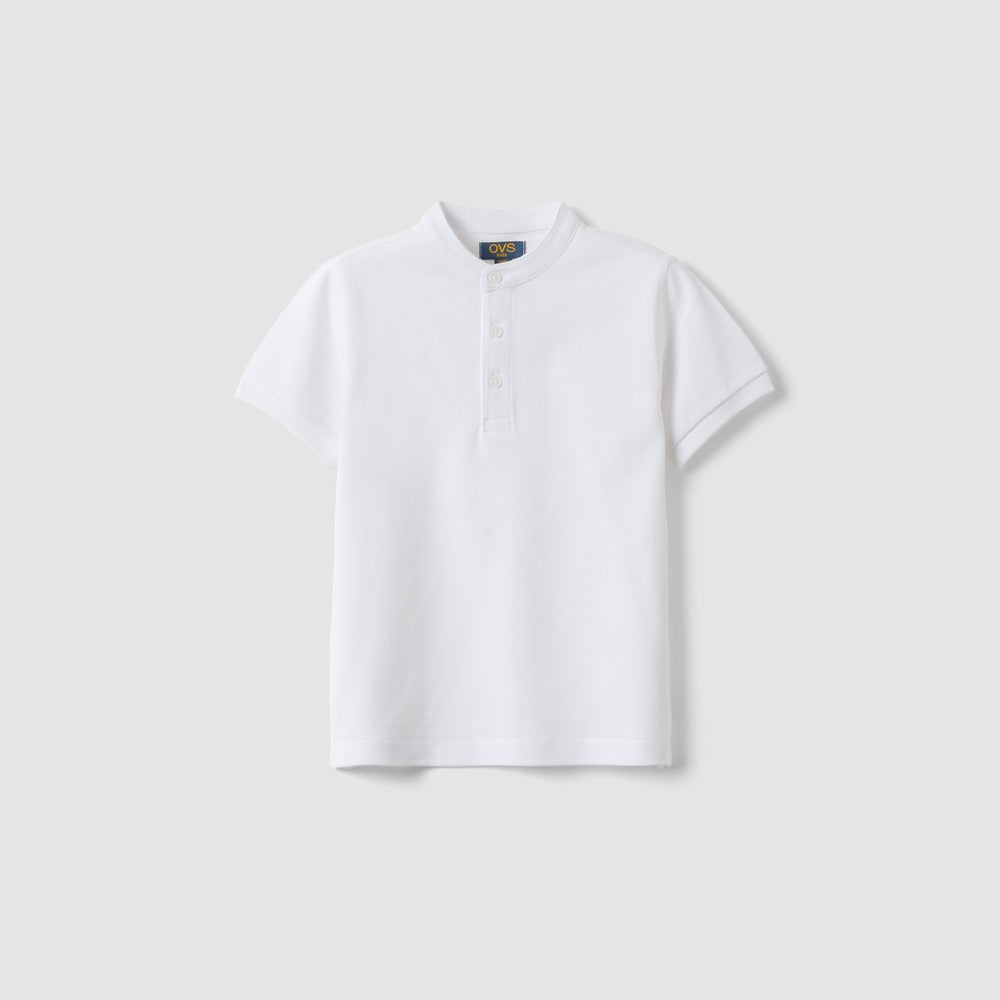 OVS | Polo Blanco de Algodón Puro Infantil