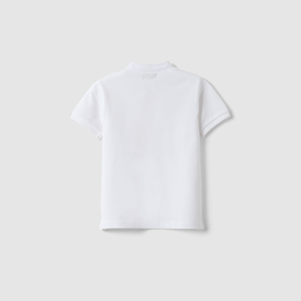 OVS | Polo Blanco de Algodón Puro Infantil