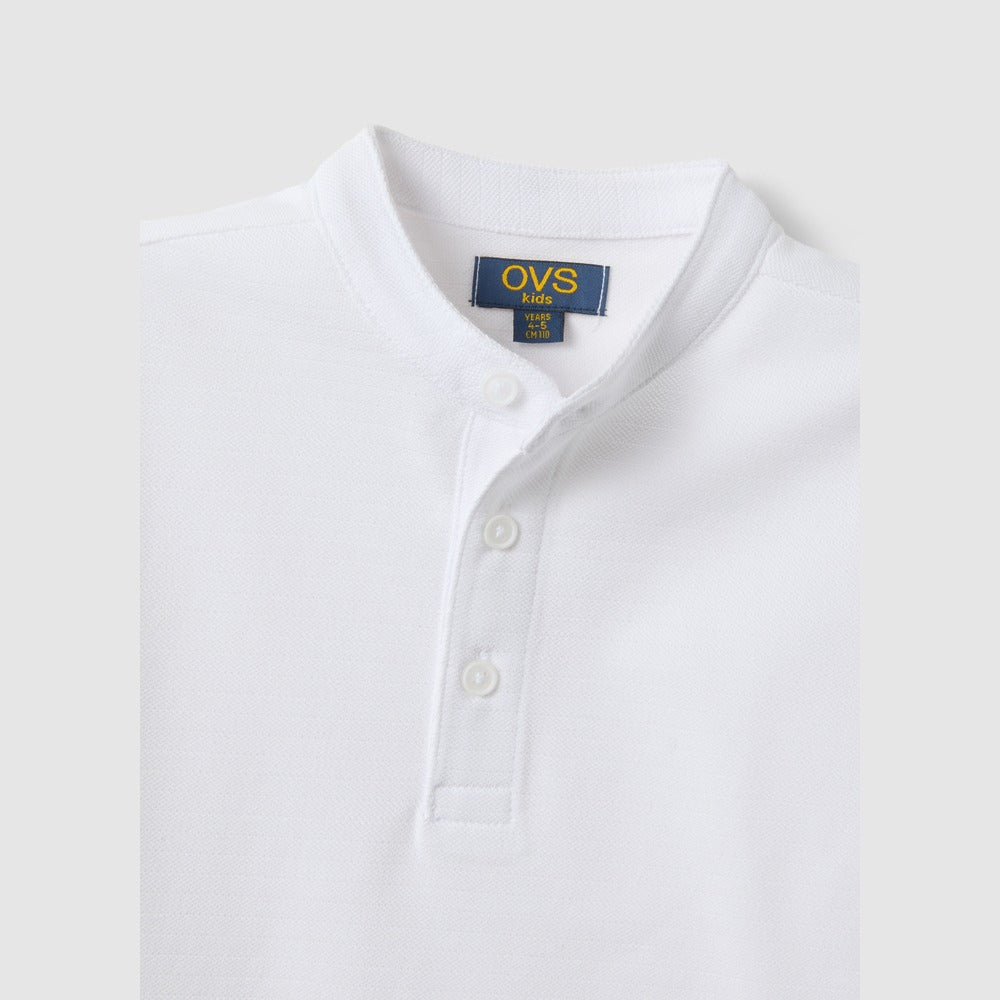 OVS | Polo Blanco de Algodón Puro Infantil