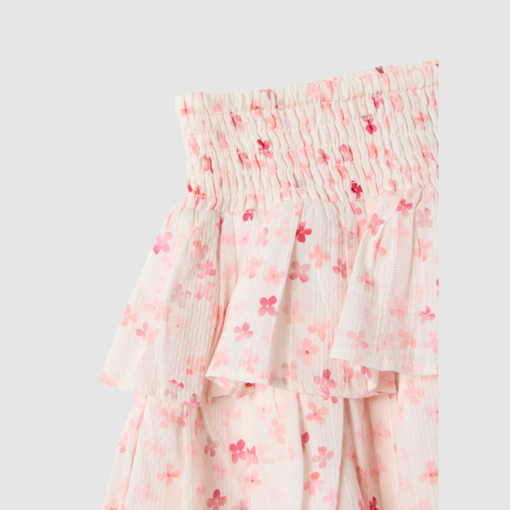 OVS | Falda Algodón Puro con Estampado Floral para Niña