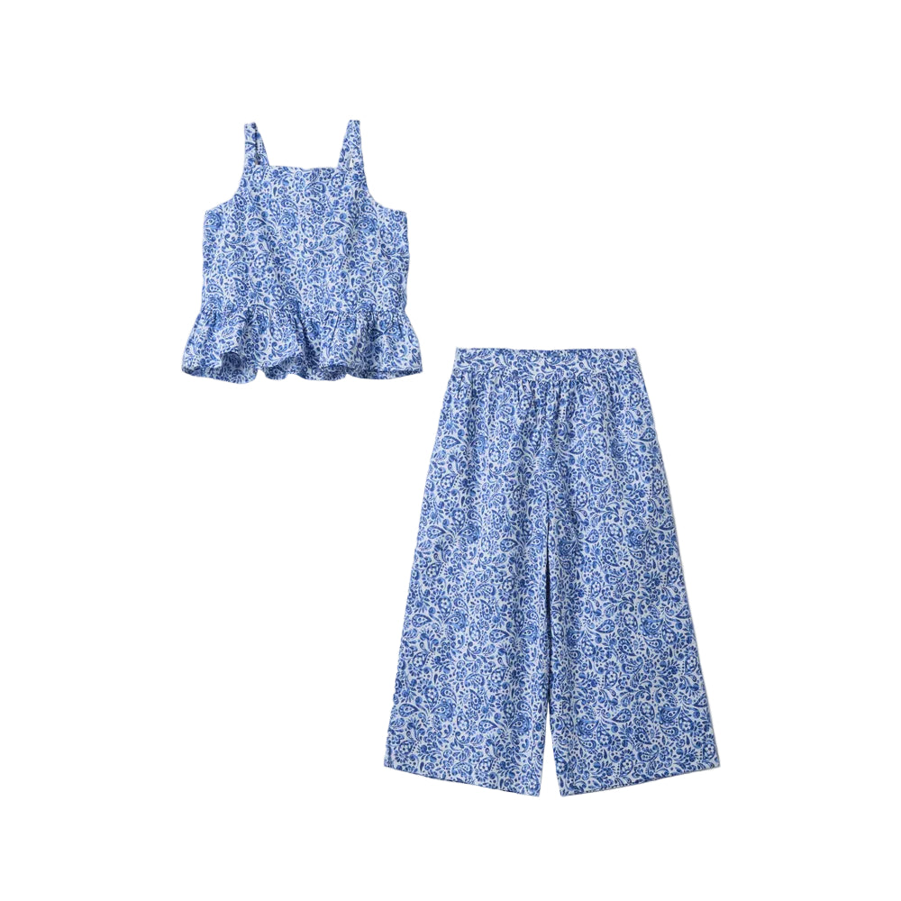 OVS | Conjunto Azul de Algodón Puro para Niña