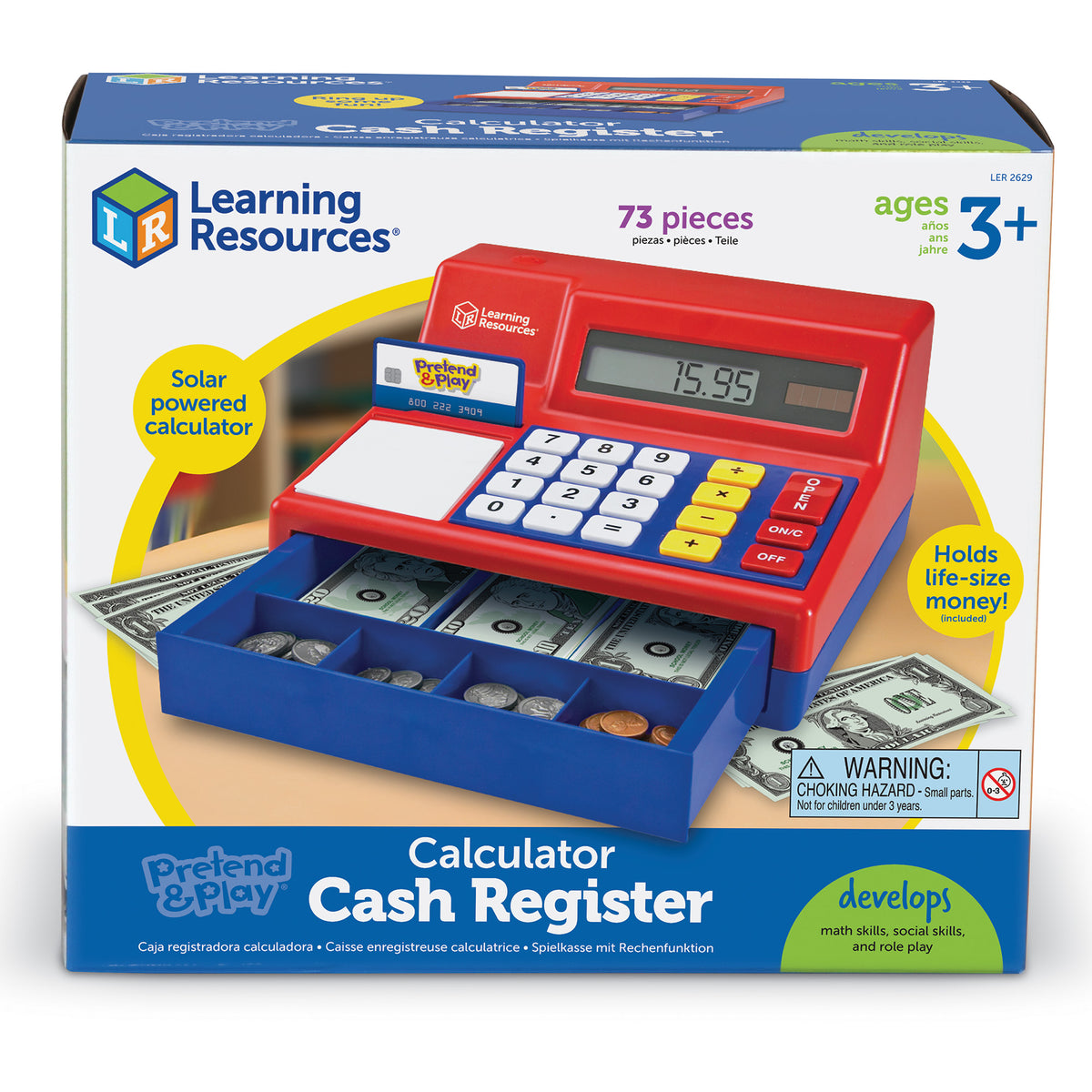Learning | Calculadora de Caja Registradora de Juguete