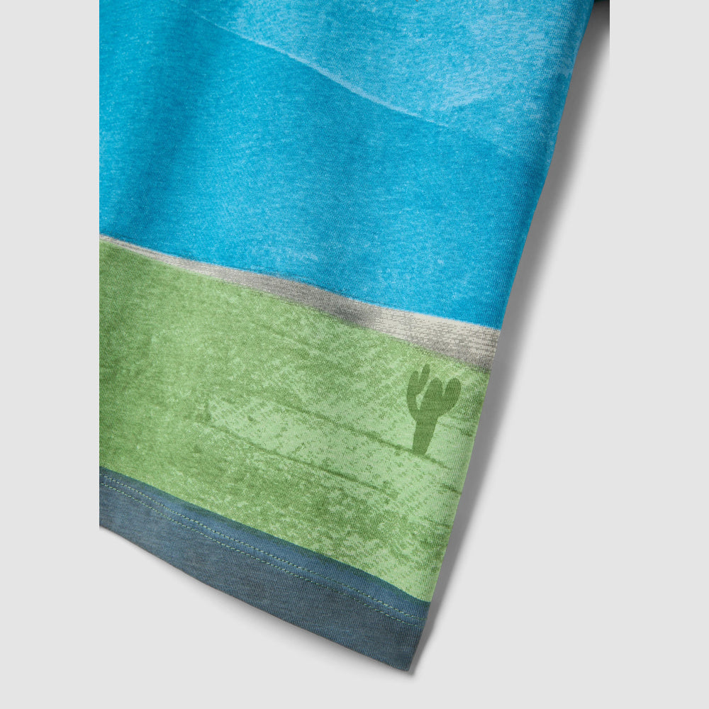 OVS | Camiseta multicolor de algodón puro con diseño a rayas infantil