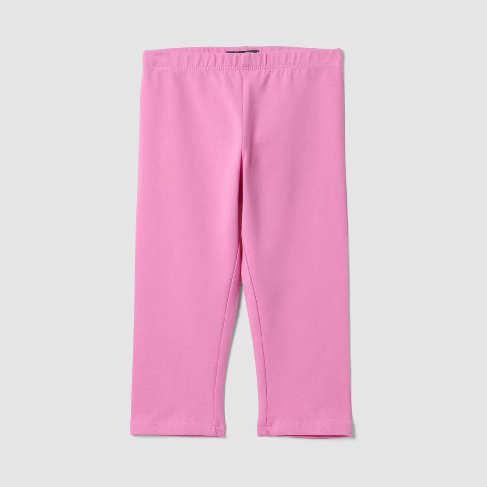 OVS | Leggings rosa de algodón elástico de corte slim para niña