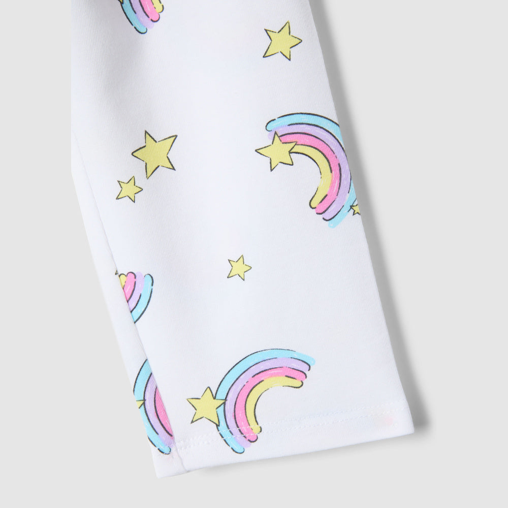 OVS | Leggings Blancos de Algodón Orgánico Elástico de Corte Skinny para Niña