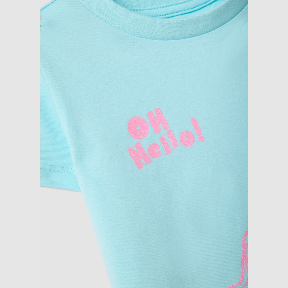 OVS | Camiseta de Algodón Puro con Detalle de Unicornio para Niña