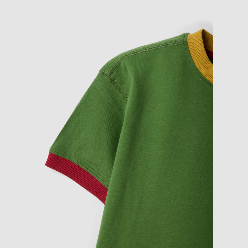 OVS | Camiseta verde de algodón puro de manga corta para niño