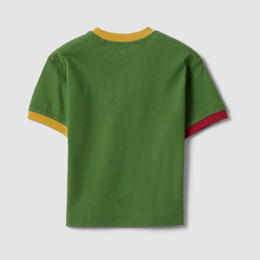 OVS | Camiseta verde de algodón puro de manga corta para niño