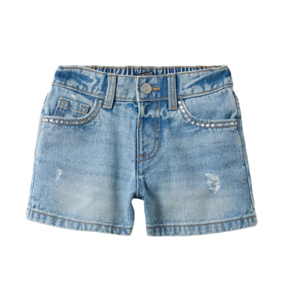 OVS | Shorts Denim con Aplicaciones de Pedrería para Niña