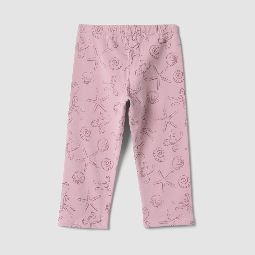 OVS | Leggings rosa de algodón elástico de corte skinny para niña