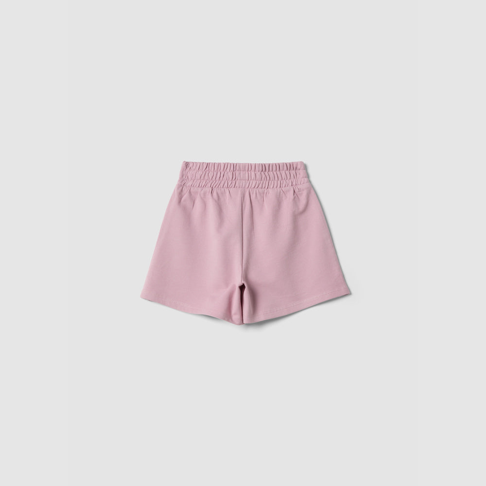 OVS | Shorts Rosa de Algodón Puro con Cintura Elástica para Niña