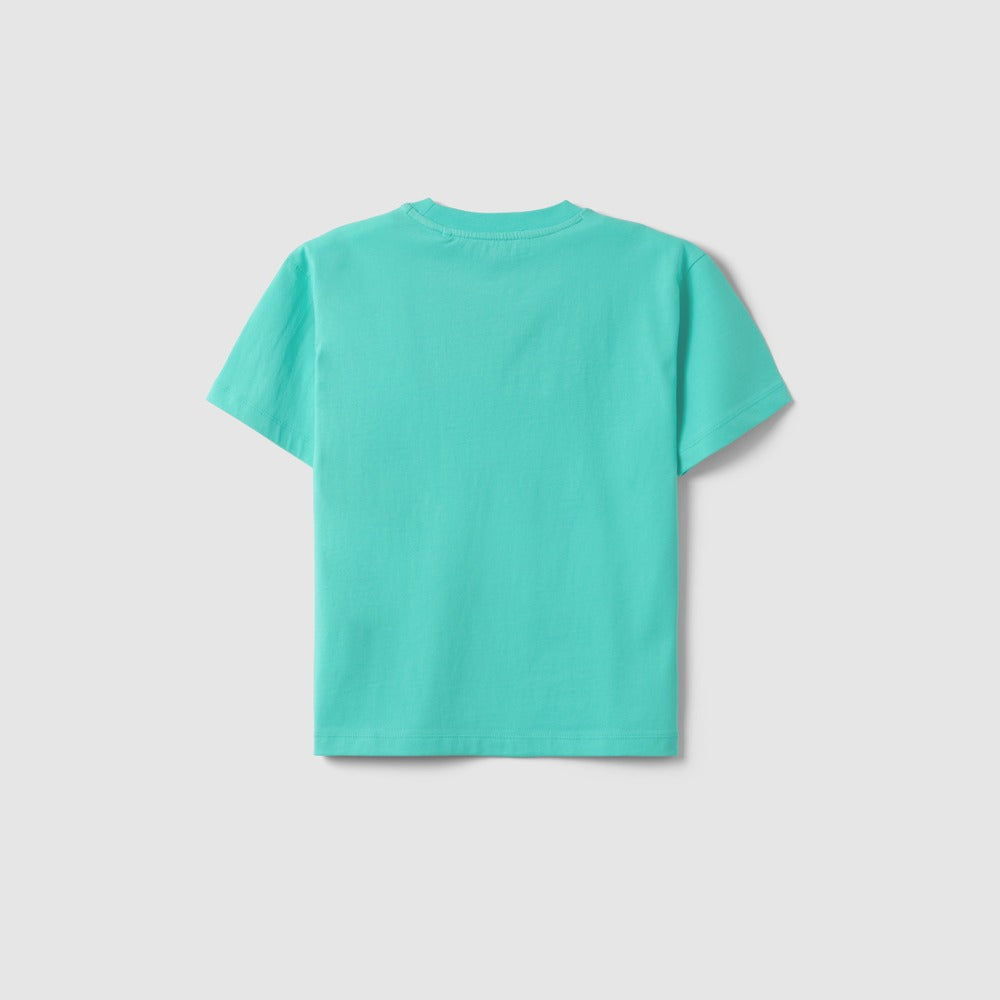OVS | Camiseta de Algodón Puro de Corte Oversize con Estampado Infantil