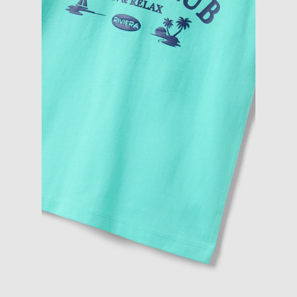 OVS | Camiseta de Algodón Puro de Corte Oversize con Estampado Infantil
