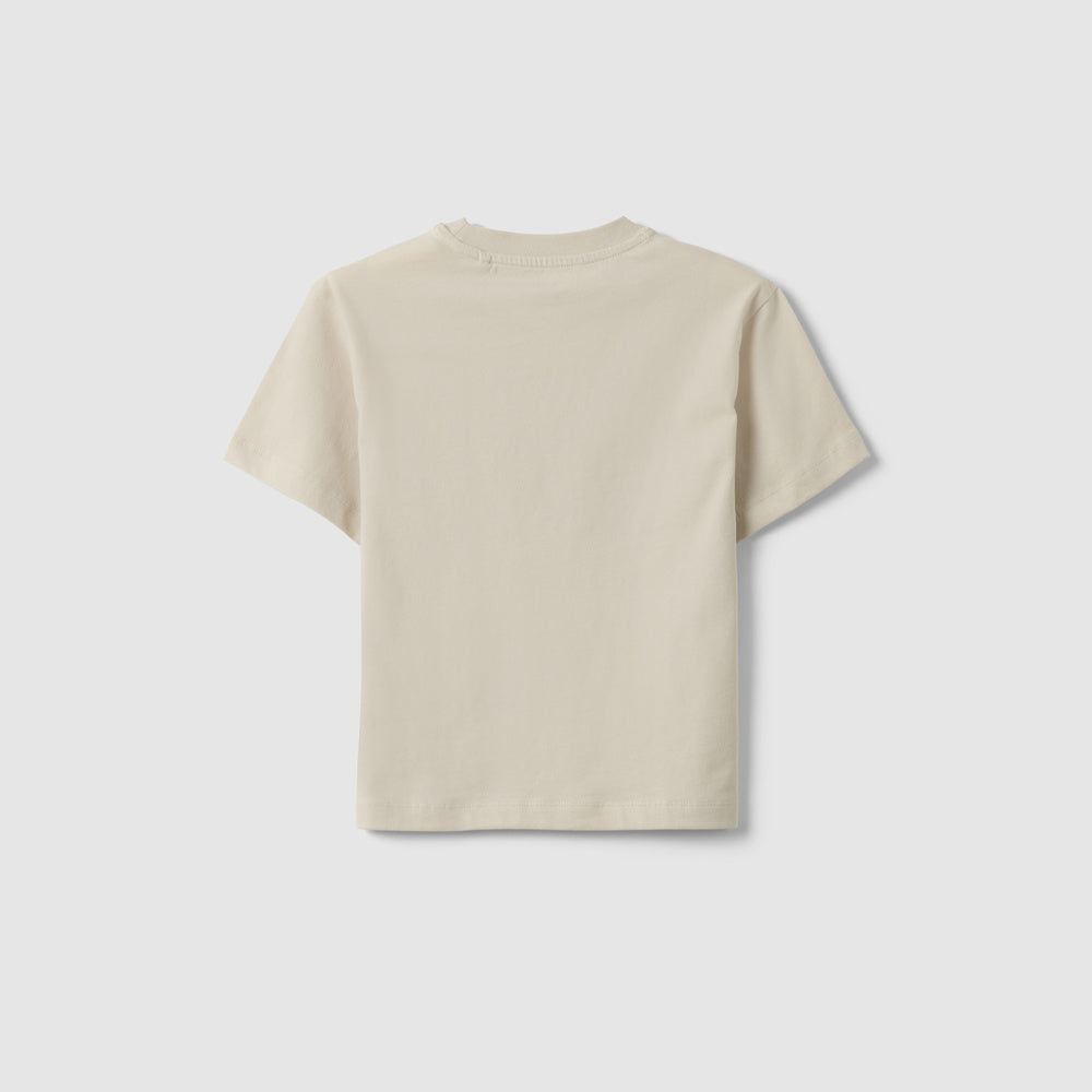 OVS | Camiseta de Algodón Puro de Corte Oversize con Estampado Infantil