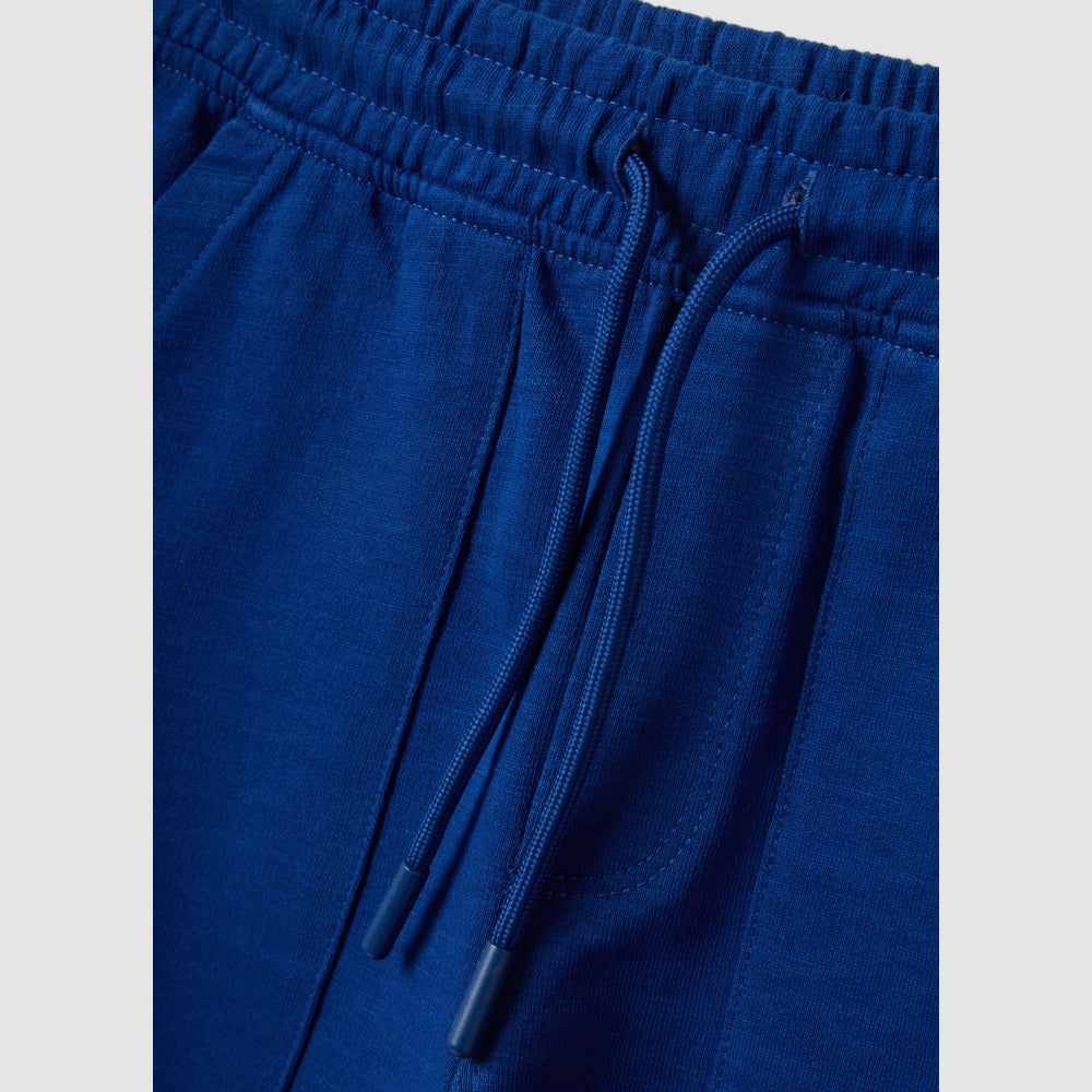 OVS | Shorts azules de algodón puro con cintura elástica para niño