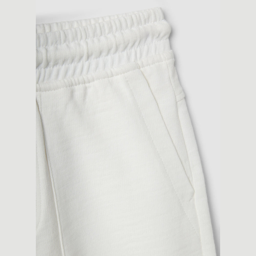 OVS | Shorts blancos de algodón puro con cintura elástica para niño