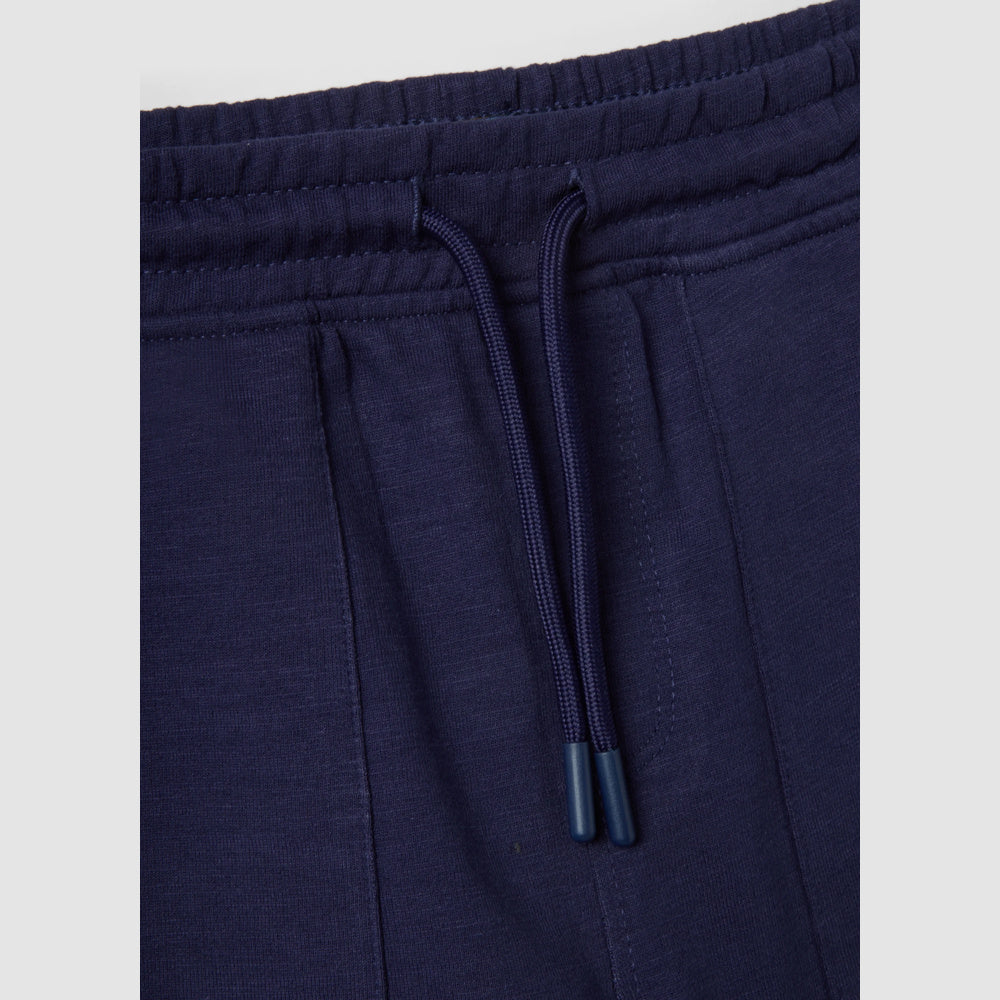 OVS | Shorts azules de algodón puro con cintura elástica para niño