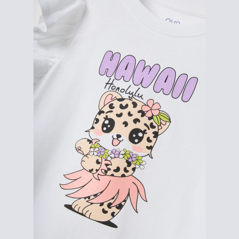 OVS | Top sin mangas con volantes para niña