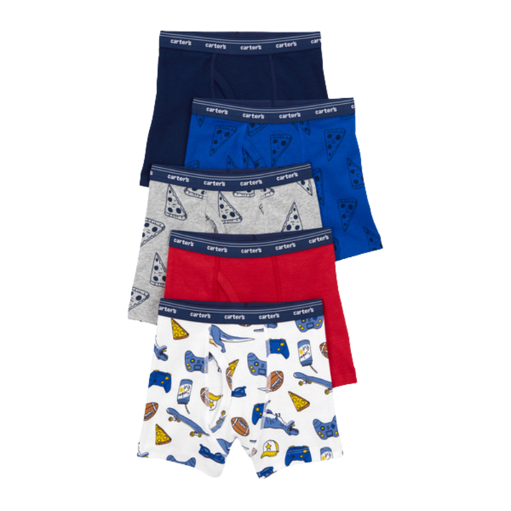 Carter's | Paquete de 5 Calzoncillos Boxer Estampados