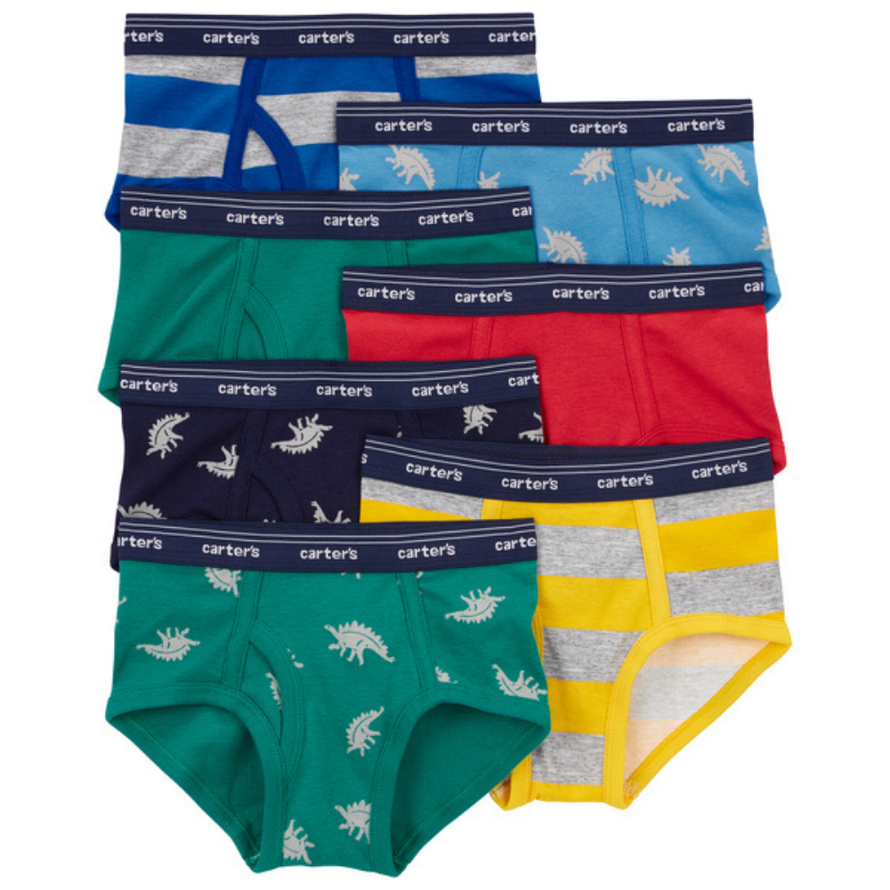Carter's | Paquete de 7 Calzoncillos de Algodón con Dinosaurios