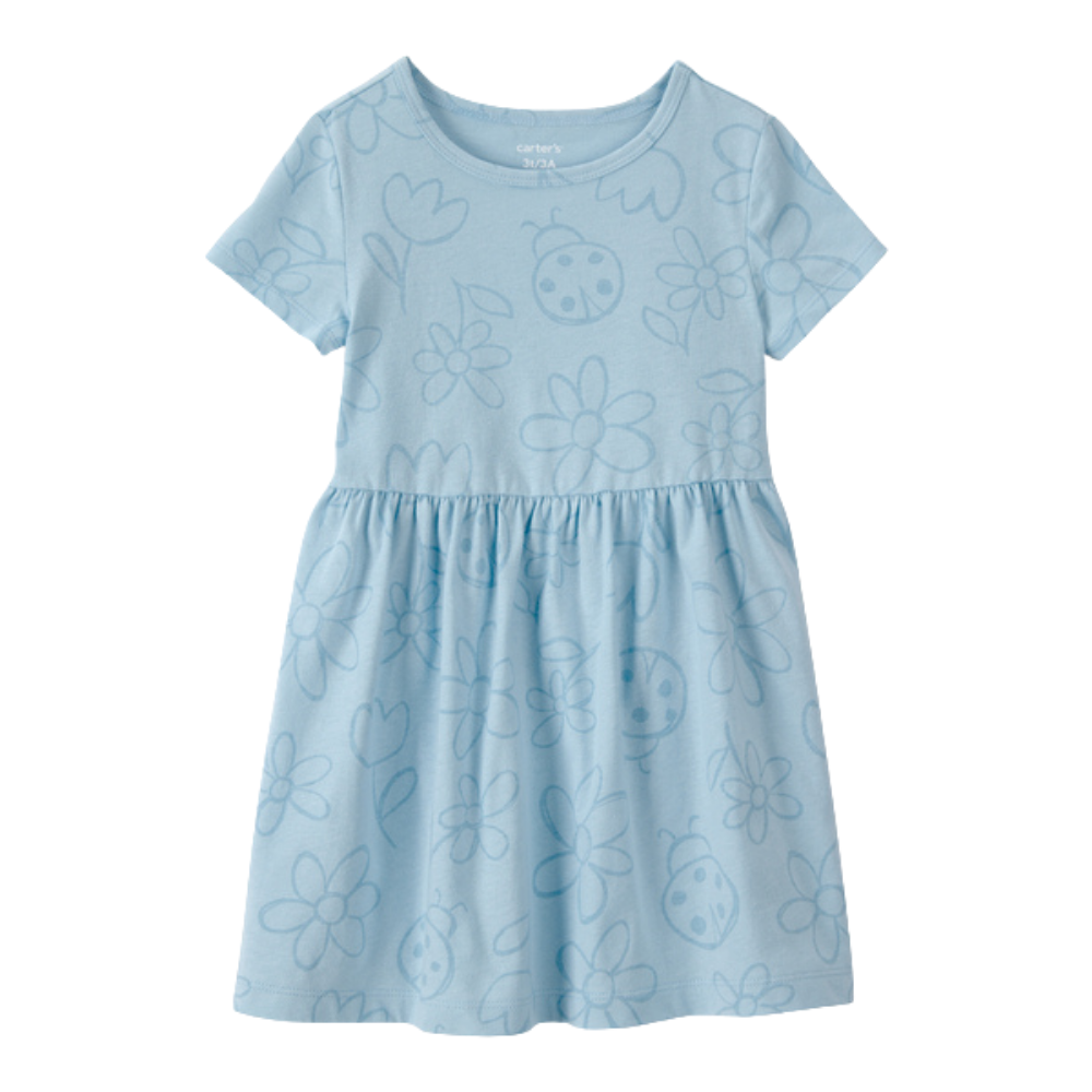 Carter's | Vestido de Manga Corta con Estampado