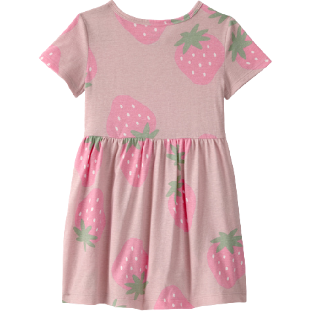 Carter's | Vestido de Manga Corta con Estampado de Fresa