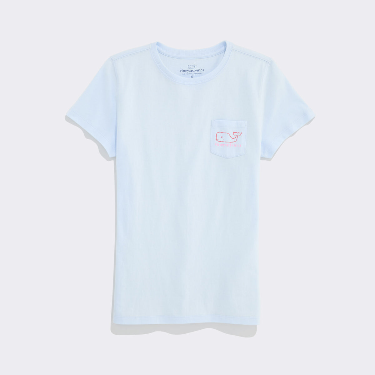 Vineyard Vines | Camiseta para mujer de manga corta con bolsillo