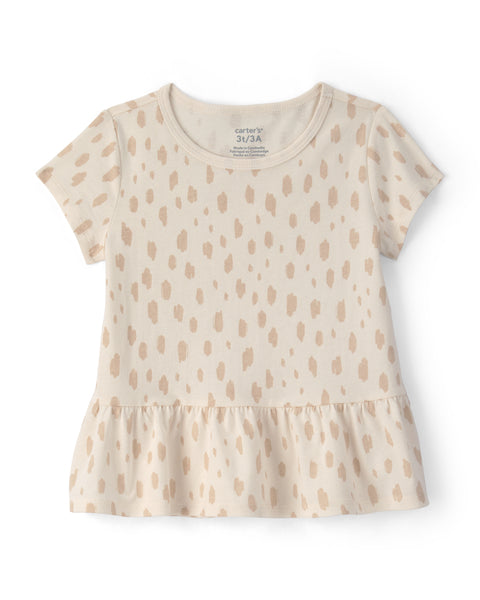 Carter's | Blusa Infantil Estampada con Volante