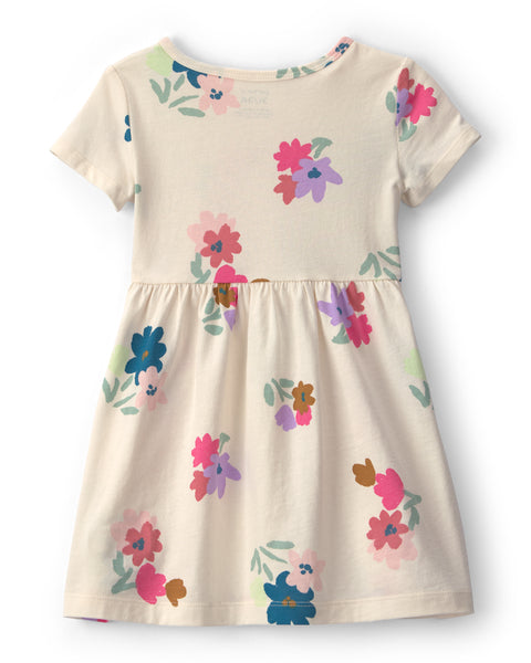 Carter's | Vestido Infantil Floral de Manga Corta