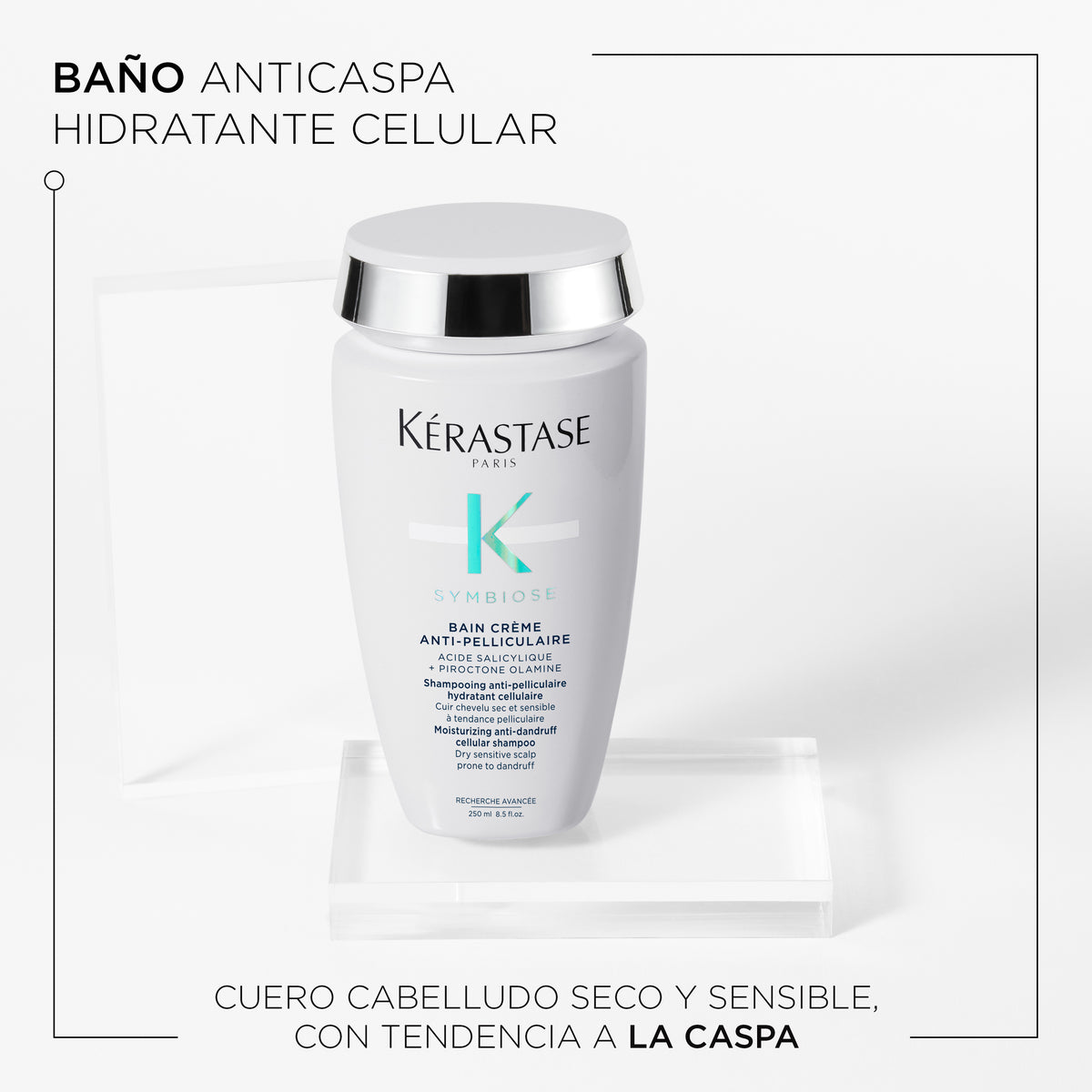 Kérastase | Shampoo Anticaspa Cabello Seco Symbiose 250ml
