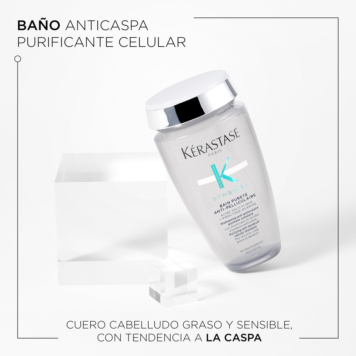 Kérastase | Shampoo Anticaspa Cabello Graso Symbiose 250ml