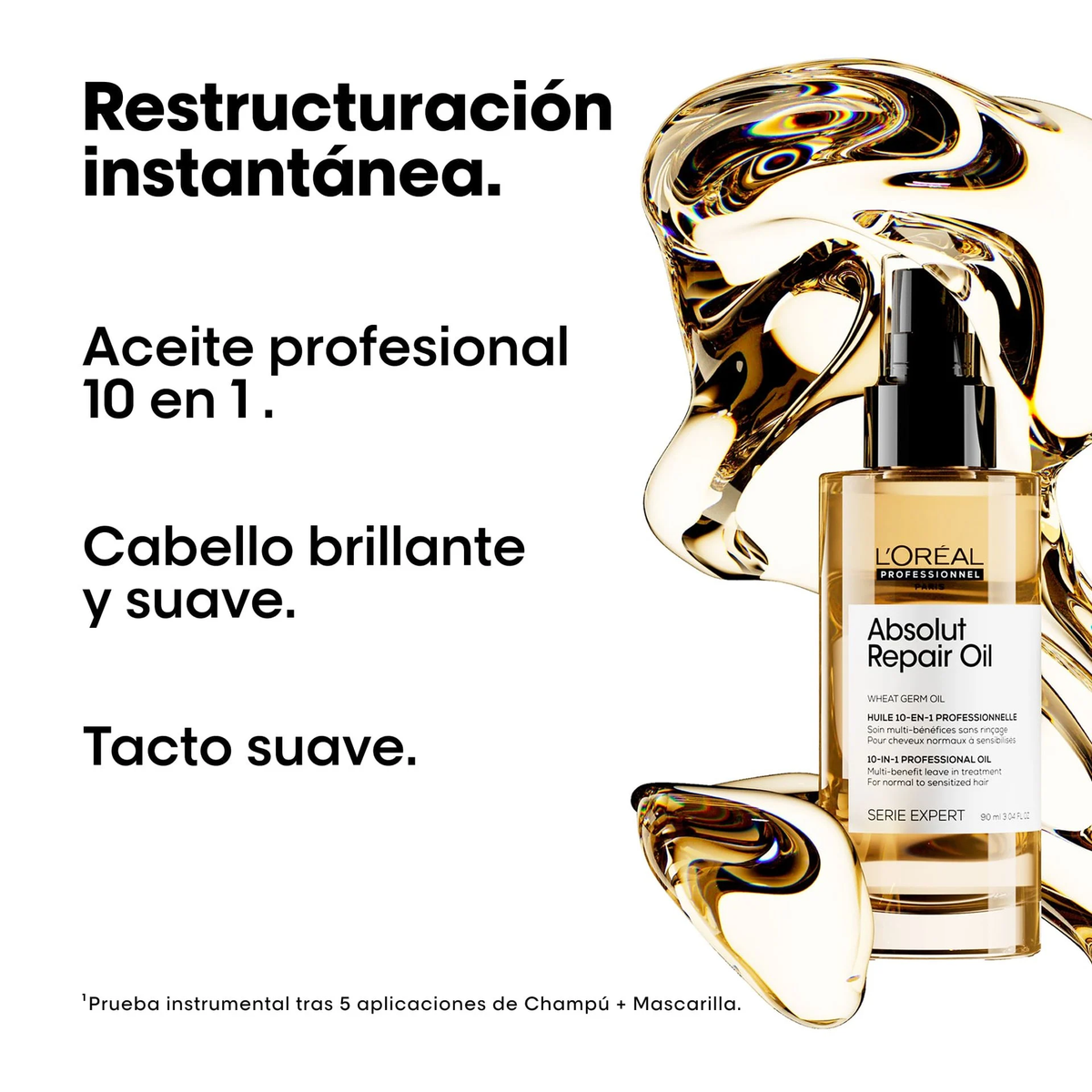 Aceite 10 en 1 L'Oréal Professionnel Absolut Repair 90ml