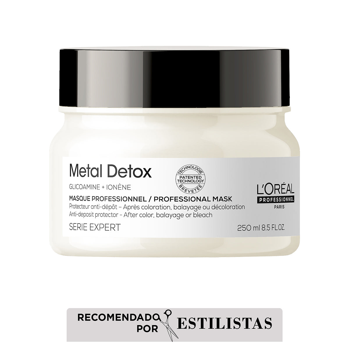 L'Oreal Pro  | Mascarilla profesional Metal Detox desintoxicación Loreal professionnel 250ml