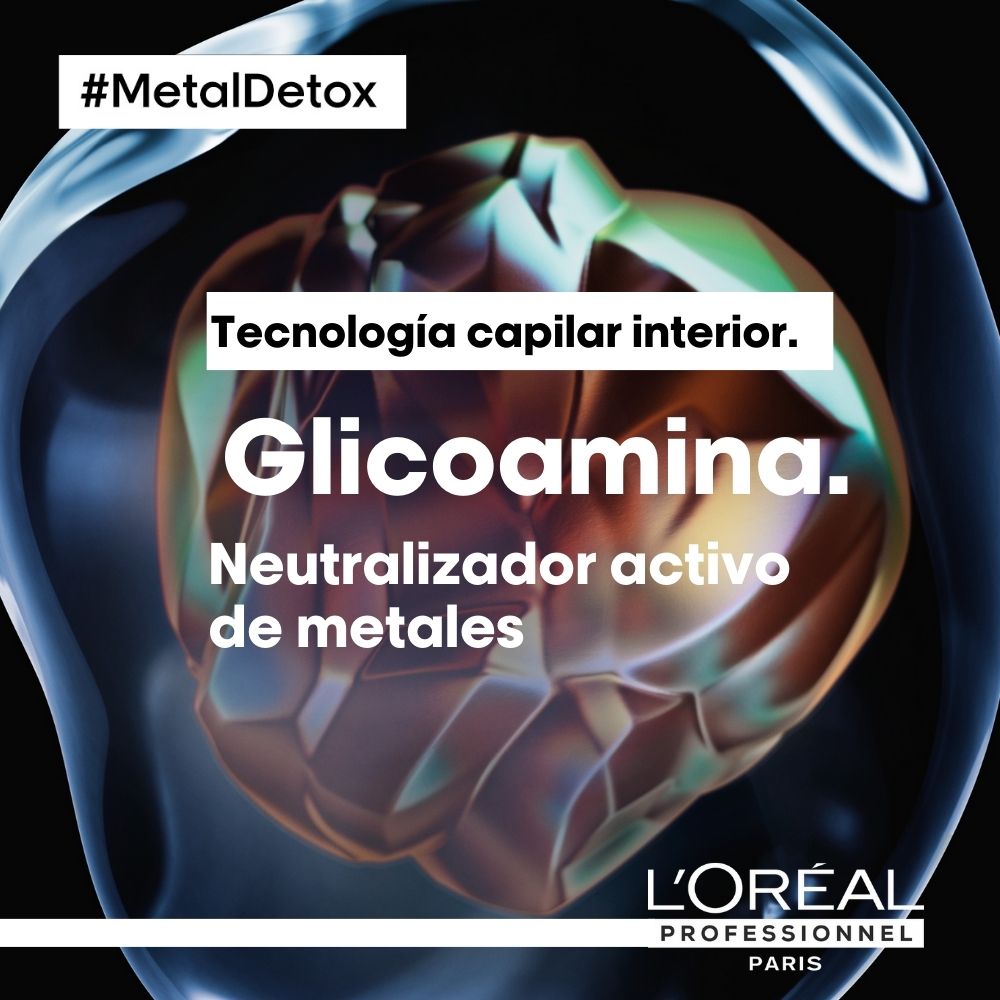 L'Oreal Pro  | Crema para peinar protección UV Metal Detox Anti-Quiebre para Cabello Dañado 100ml Loreal Professionnel