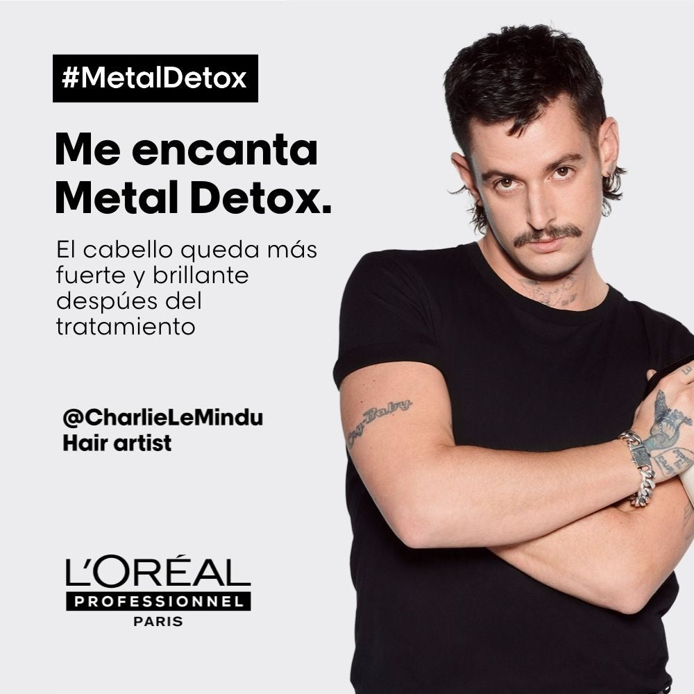 L'Oreal Pro  | Crema para peinar protección UV Metal Detox Anti-Quiebre para Cabello Dañado 100ml Loreal Professionnel