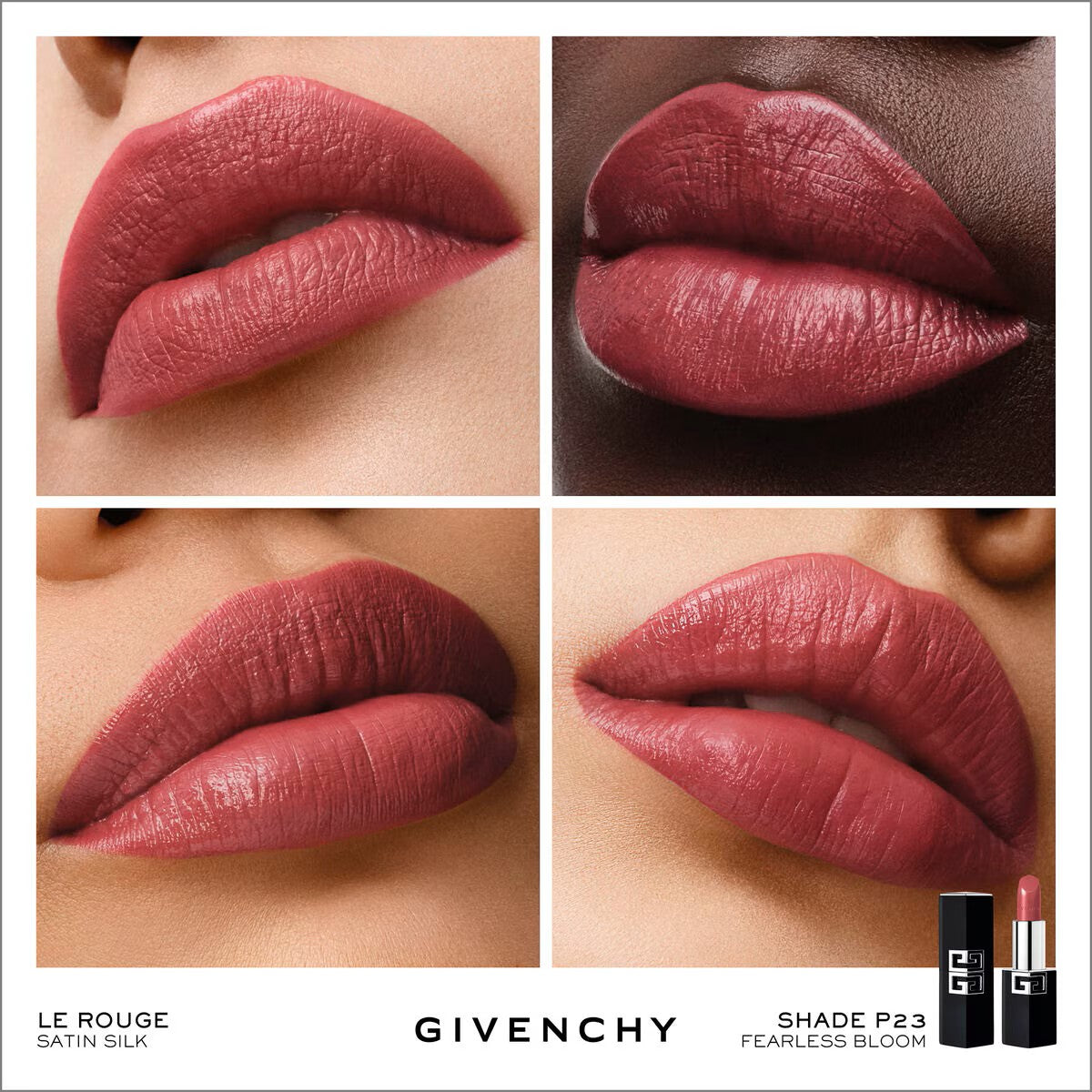 "Givenchy |  Le Rouge Satin Silk    High-Definition Satin Lipstick"