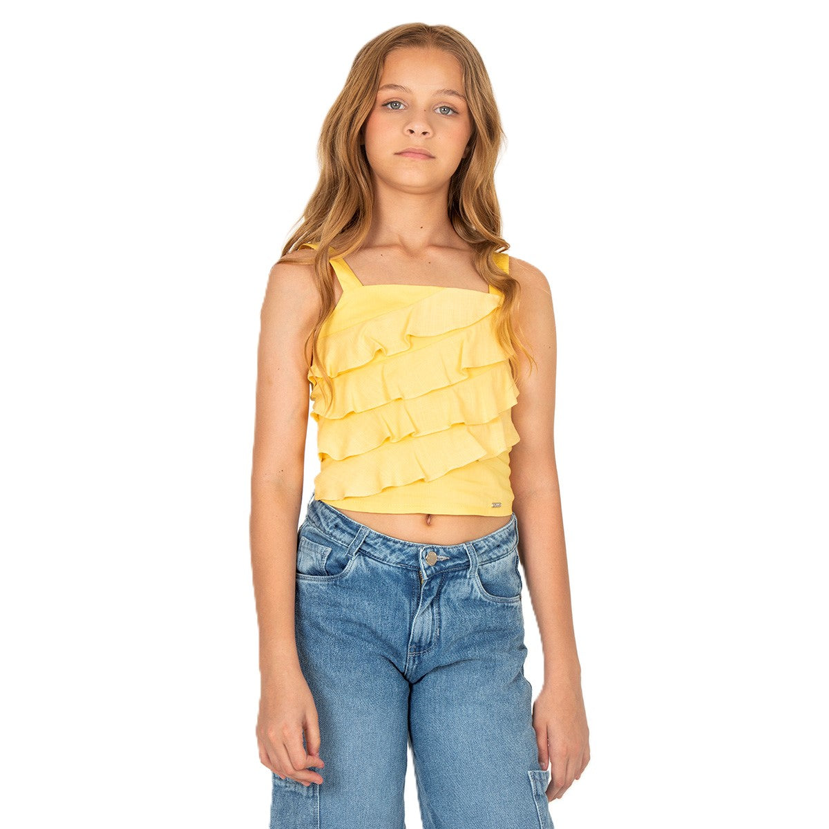 Grazziani | Blusa Volantes para Niña