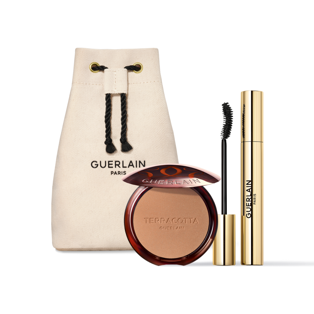 set de maquillaje Guerlain bronceador y máscara