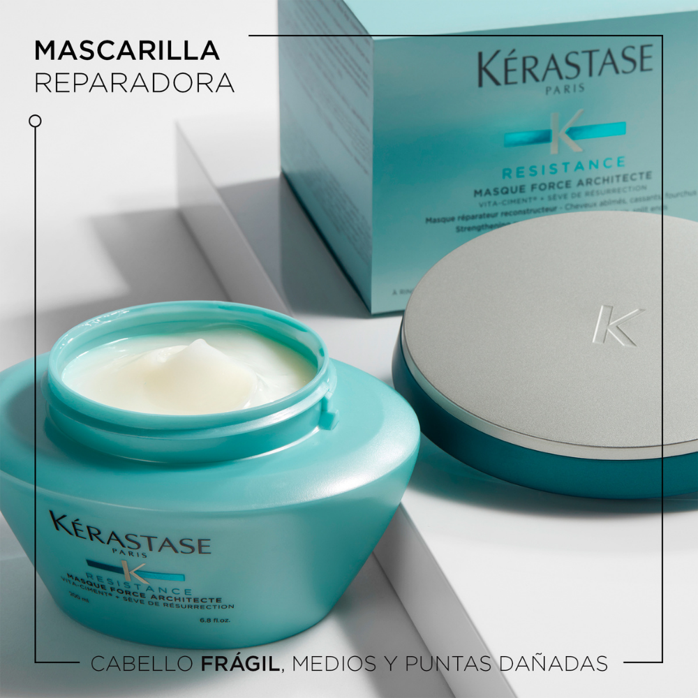 Kérastase | Mascarilla  Résistance Force Architecte repación cabello dañado 200ml