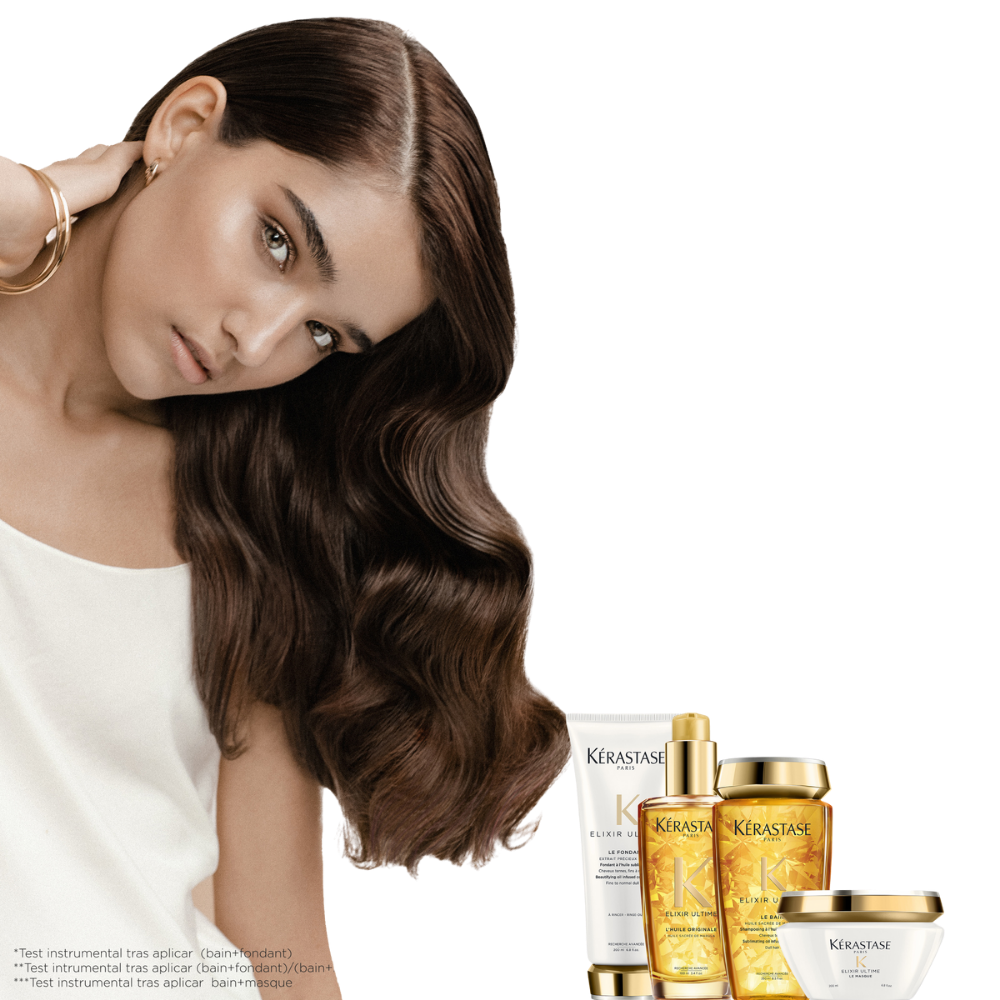 Kérastase | Shampoo  Elixir Ultime aporta brillo a cabello opaco 250ml