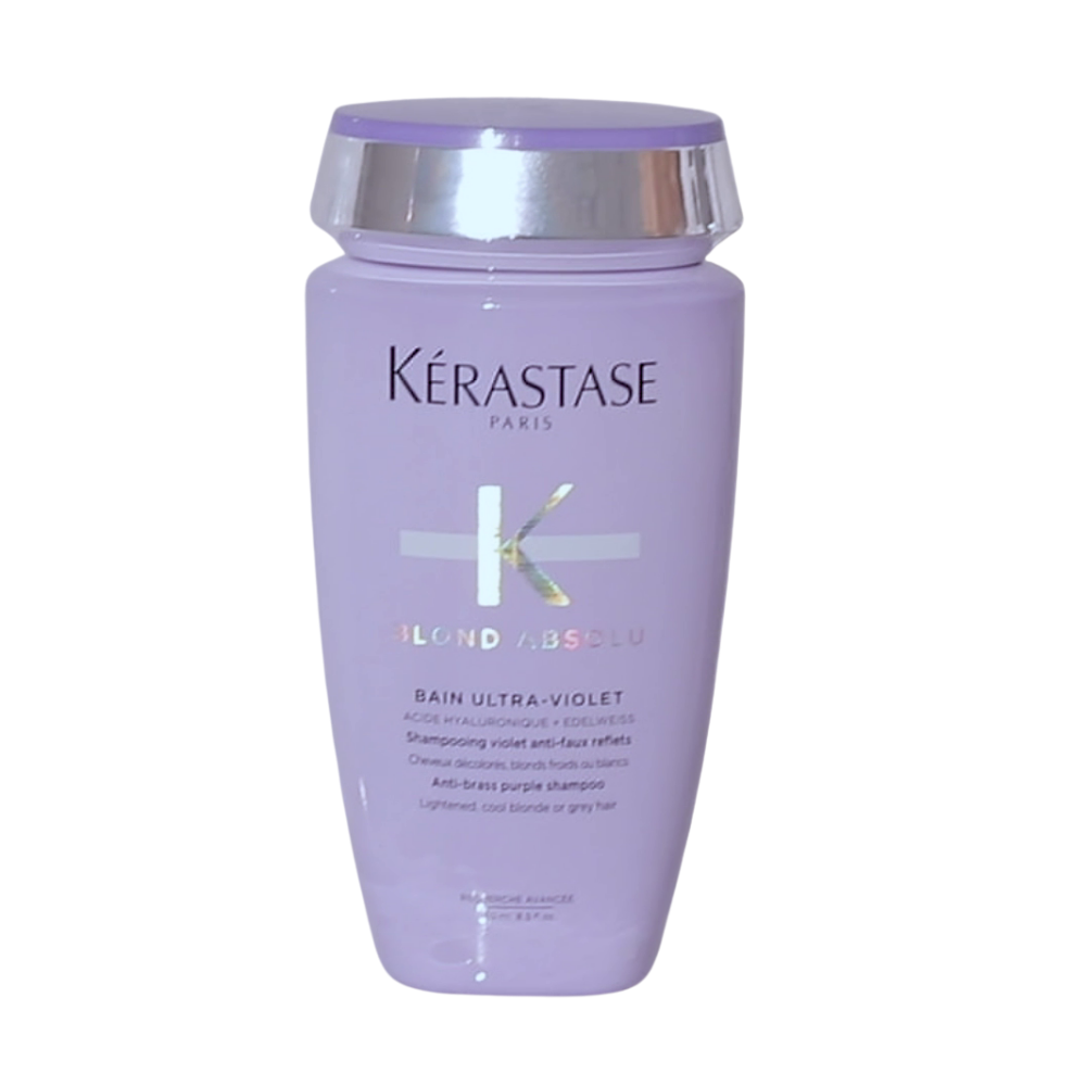 Kérastase |  Shampoo  Blond Absolu Ultra Violet neutraliza tonos amarillos 250ml