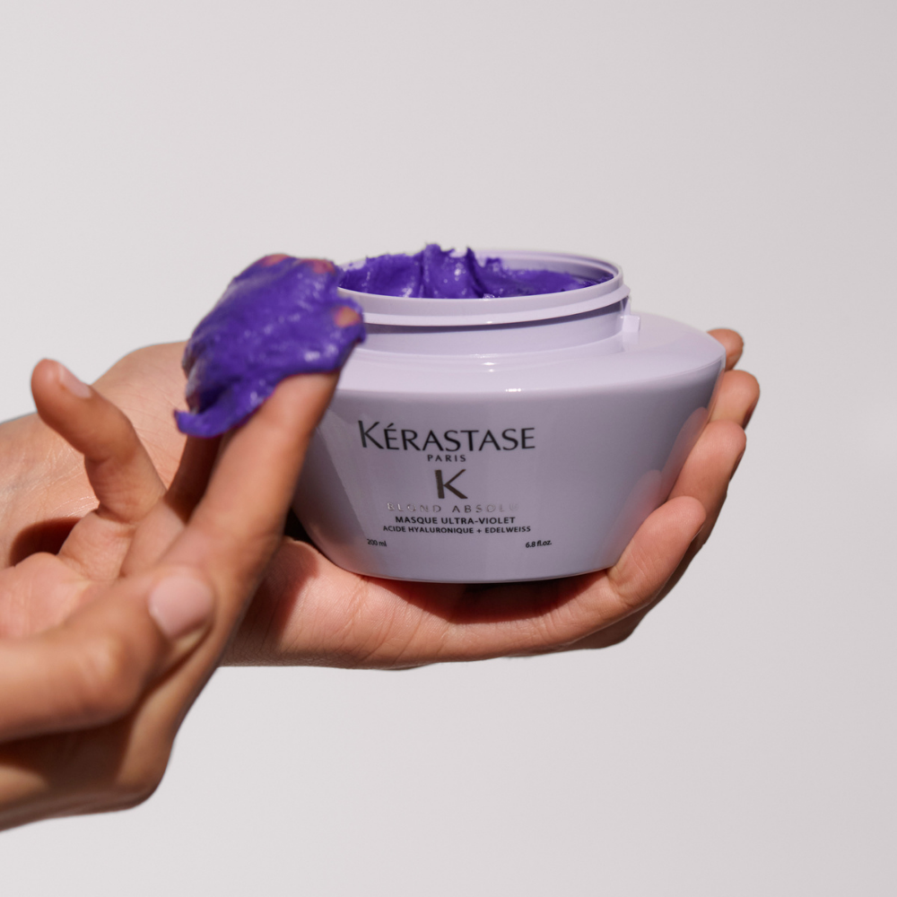 Kérastase | Mascarilla  Blond Absolu Ultra Violet neutraliza rubios 200ml