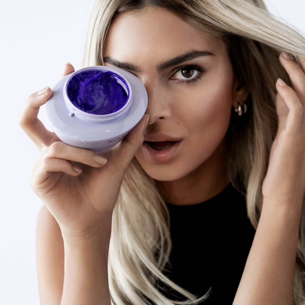 Kérastase | Mascarilla  Blond Absolu Ultra Violet neutraliza rubios 200ml