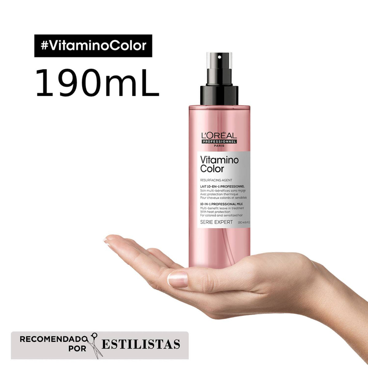 L'Oreal Pro  | Spray Vitamino Color cuida color 10 acciones en 1 Loreal professionnel 190ml