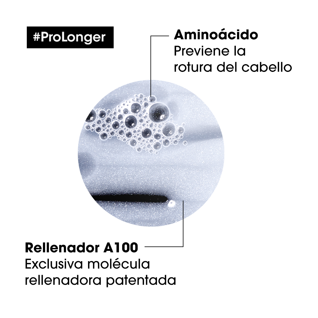 L'Oreal Pro  | Shampoo ProLonger engrosa puntas del cabello largo Loreal professionnel 300ml