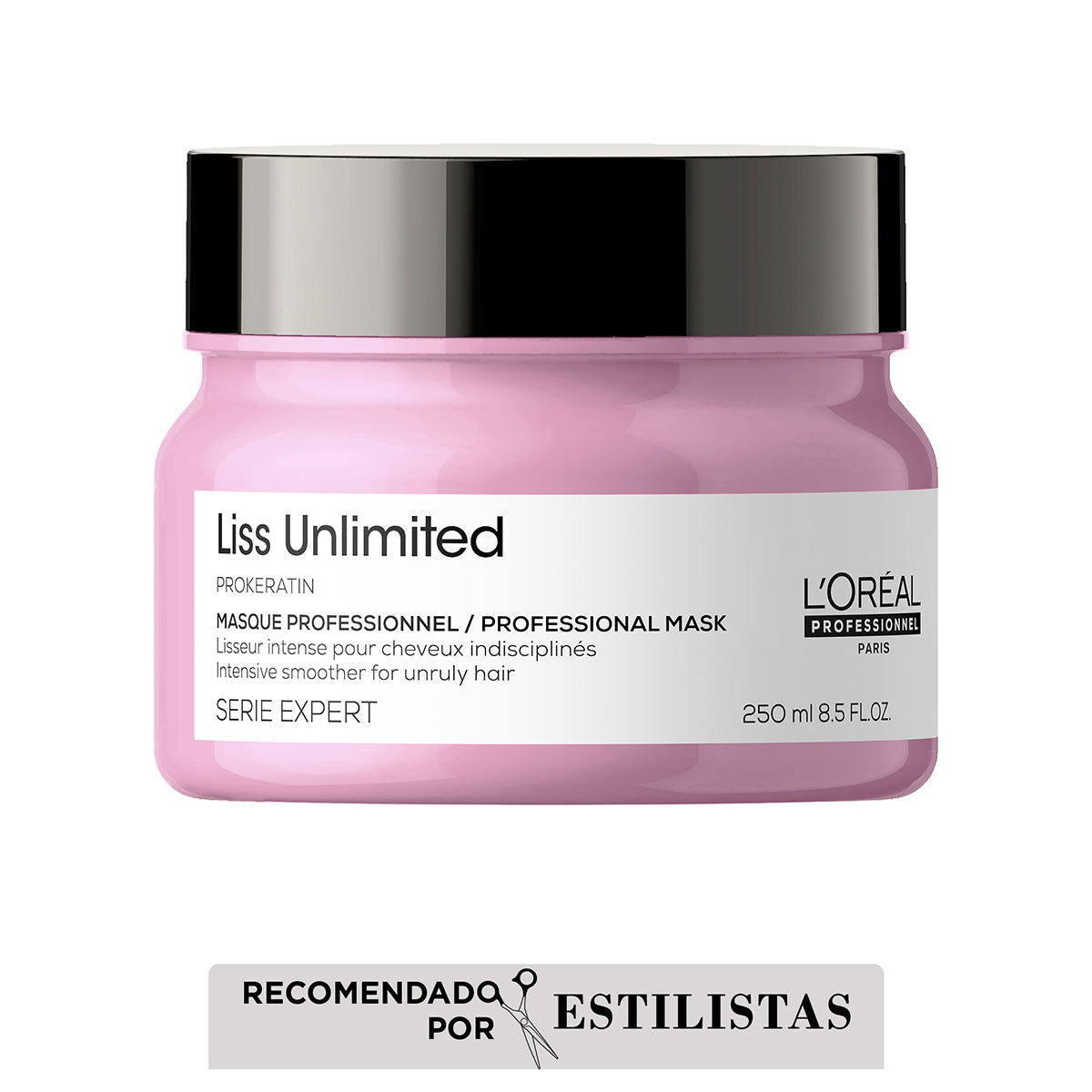 L'Oreal Pro  | Mascarilla Liss Unlimited control anti frizz Loreal professionnel 250ml