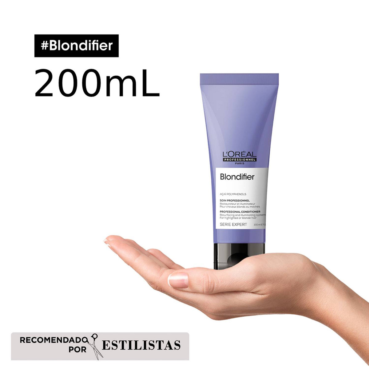 L'Oreal Pro  | Acondicionador Blondifier brillo para cabello rubio Loreal professionnel 200ml