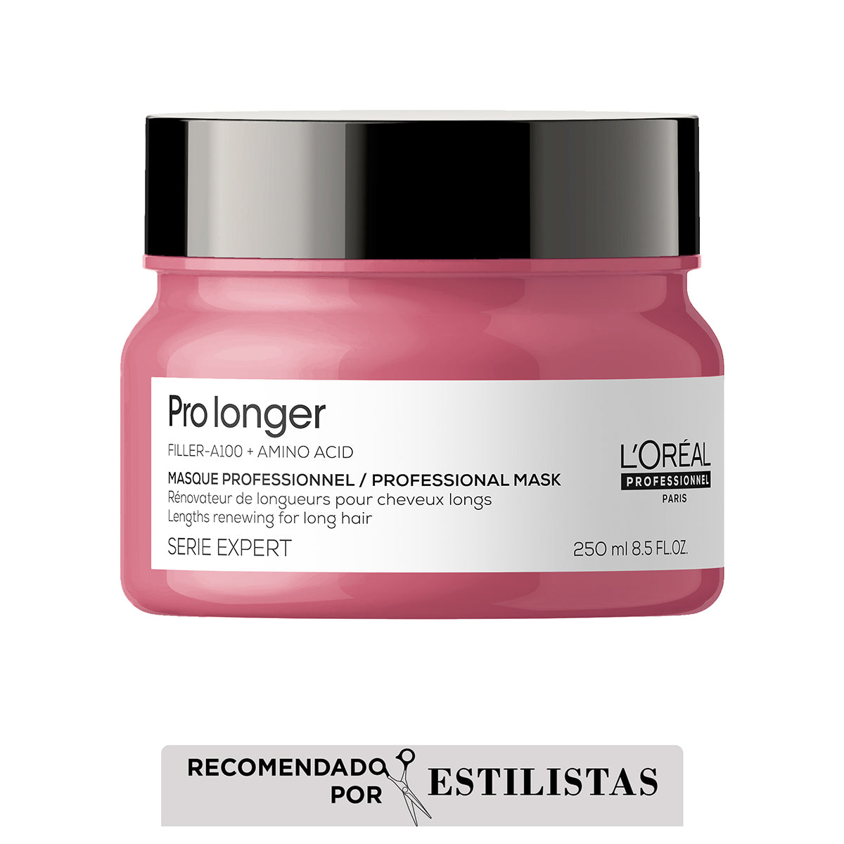 L'Oreal Pro  | Mascarilla ProLonger engrosa puntas del largo Loreal professionnel 250ml
