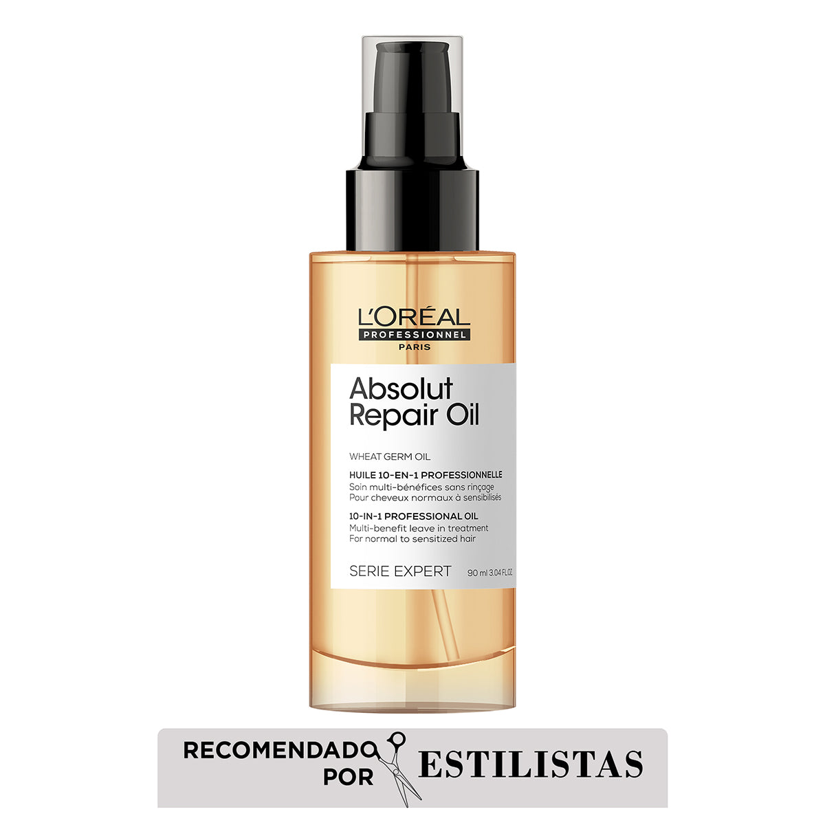 L'Oreal Pro | Spray en aceite Absolut Repair 10 en 1 cabello dañado Loreal professionnel 90ml