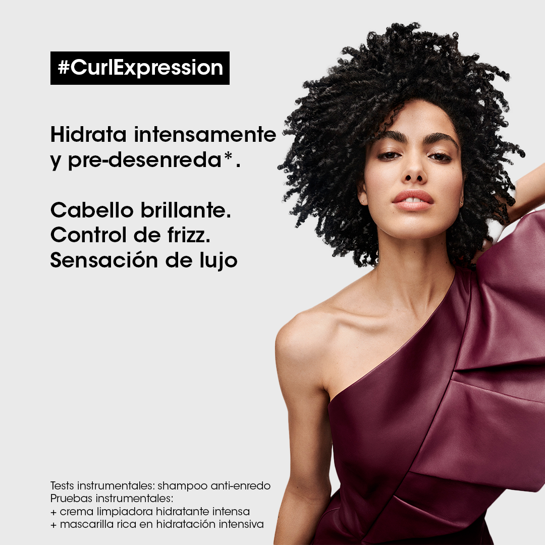 L'Oreal Pro  | Mascarilla Curl Expression cuidado cabello rizado Loreal professionnel 250ml